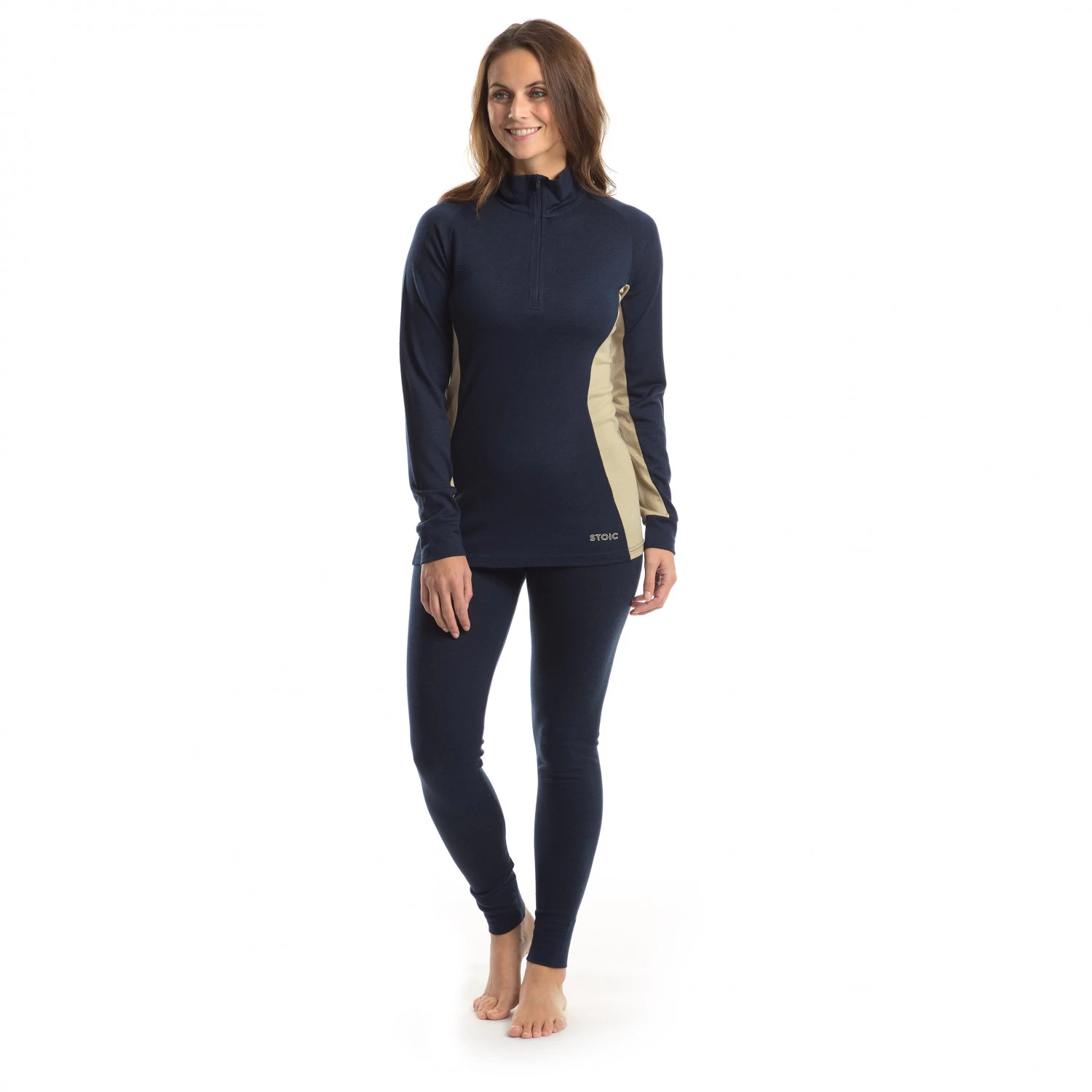 Stoic Women's Merino240 BjoernenSt. Half Zip - Merino Base Layer - Image 4