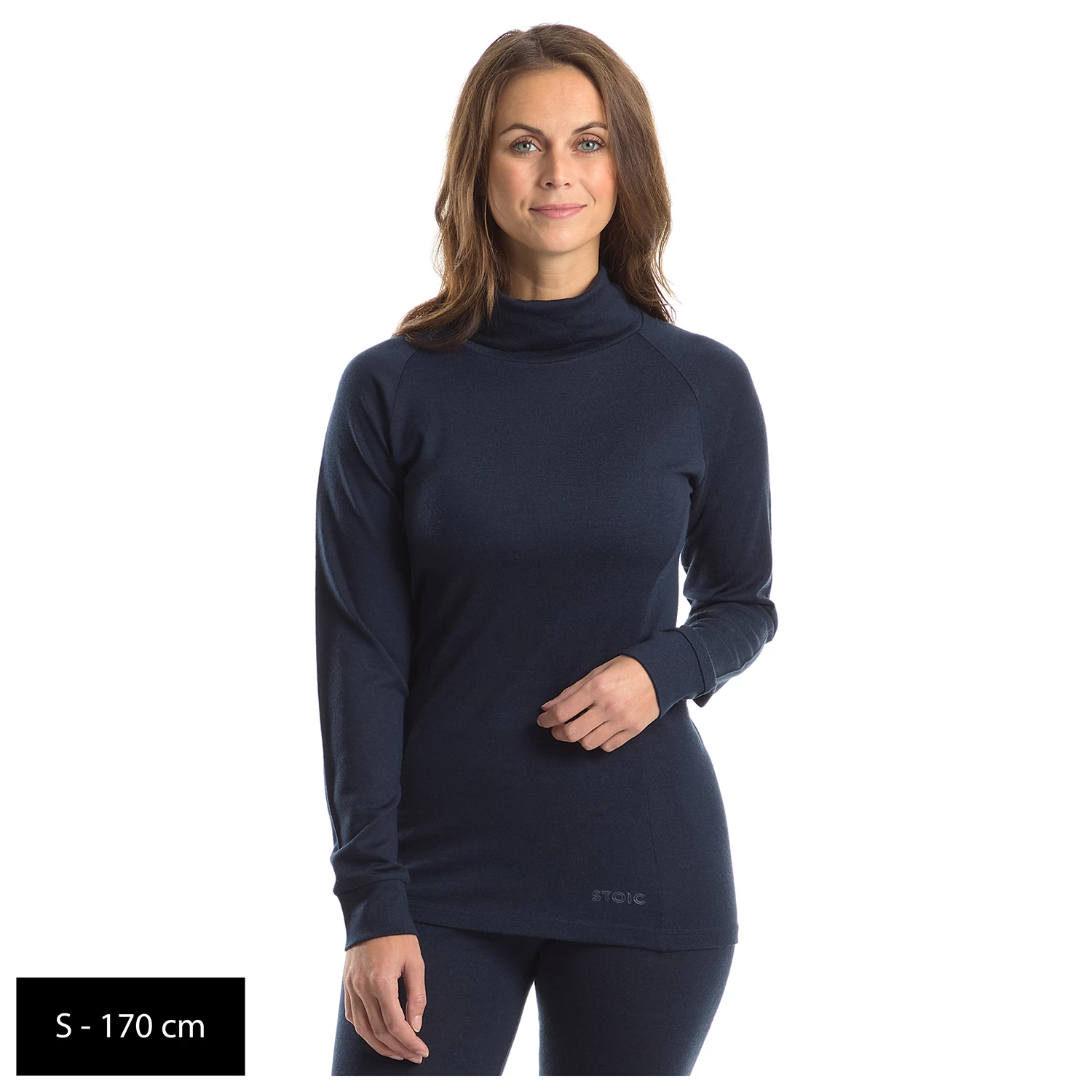 Stoic Women's Merino240 BjoernenSt. Turtle Neck - Merino Base Layer - Image 5